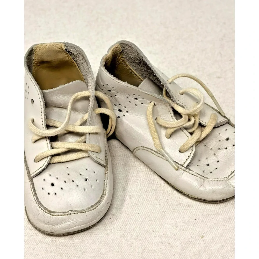Vintage Buster Brown Baby Clothing Lot 12 Pc Blue White 6-12 Months Shoes Hat